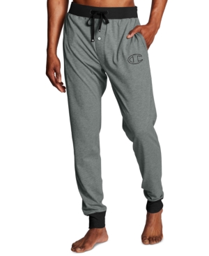 Champion Men's Cotton Colorblocked Jogger Pajama Pants