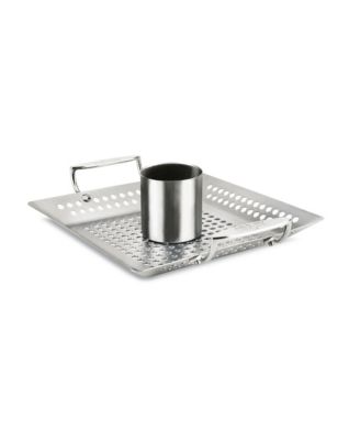 All-Clad - Stainless Steel Outdoor Chicken Roaster