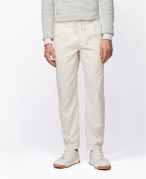 Boss Men's Symoon Tapered-Fit Pleatfront Trousers