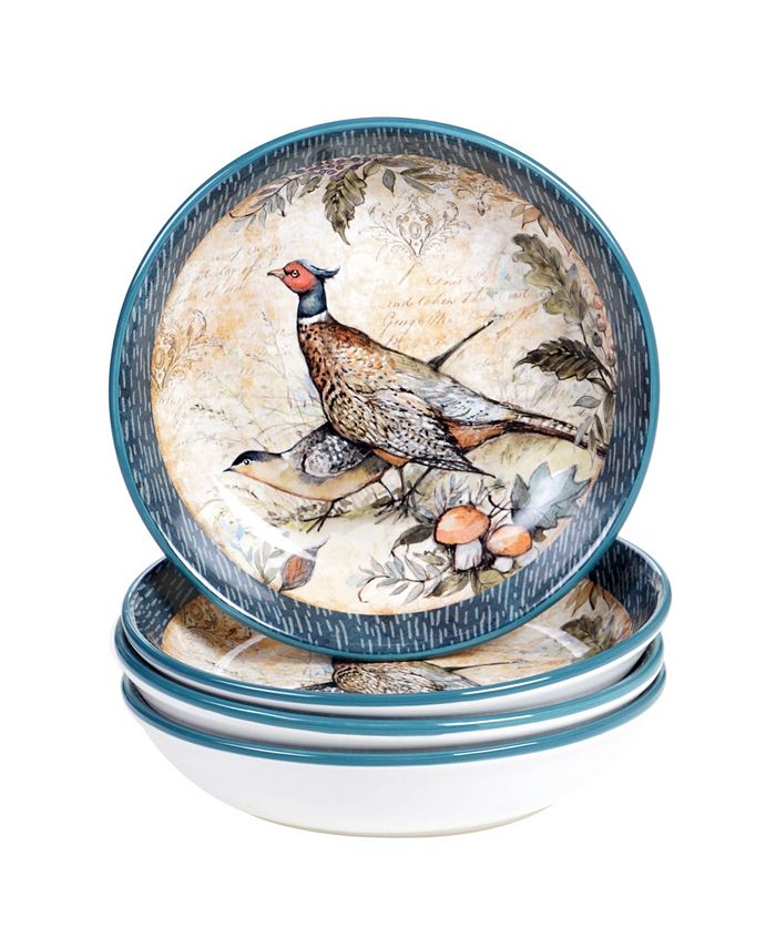 Certified International Harvest Gatherings 4 Piece Soup Bowl Macy's