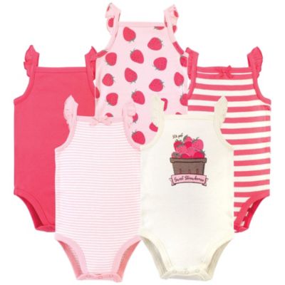 5Pk Natural Sleeveless Bodysuits