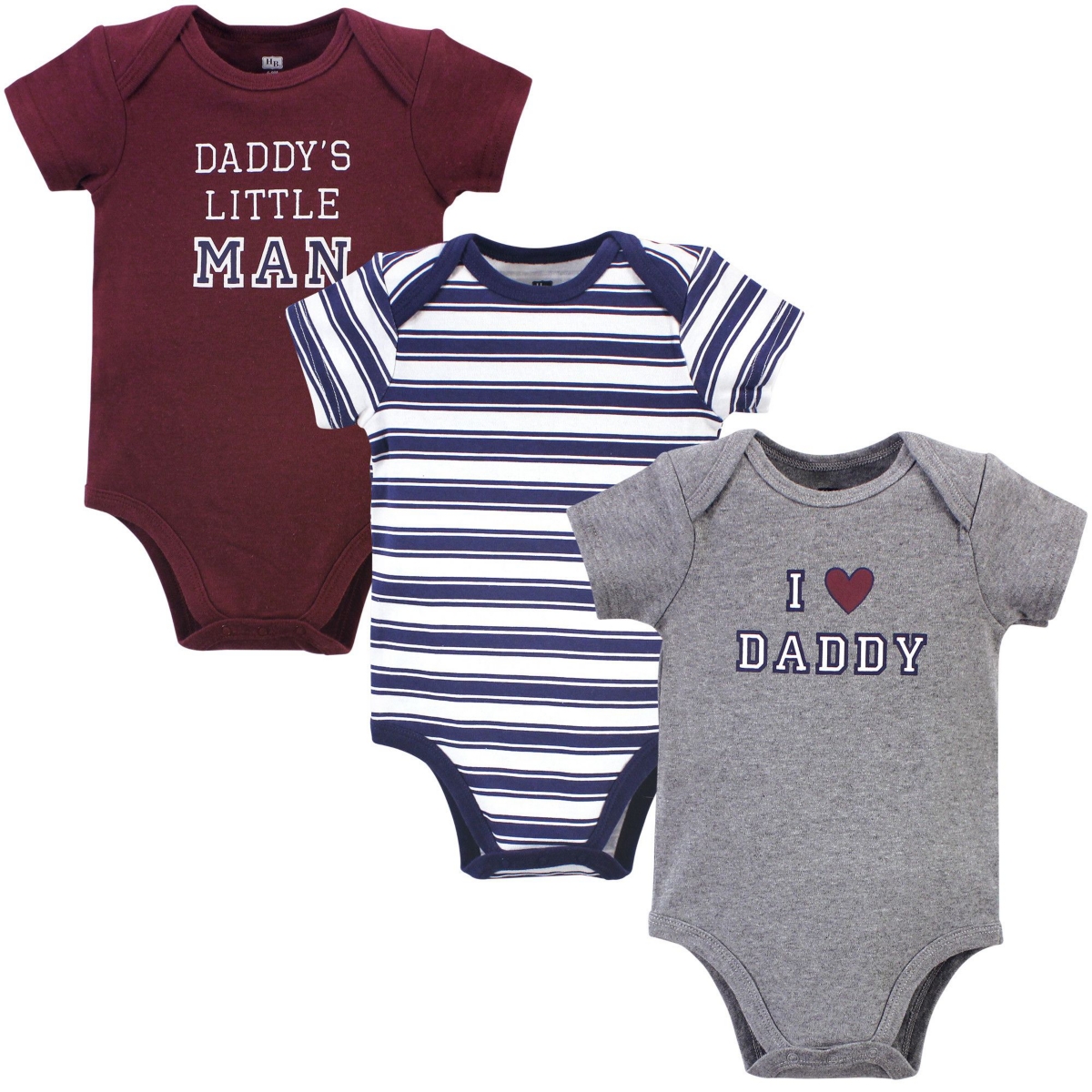 Hudson Baby Cotton 3-Piece Bodysuit Bundle