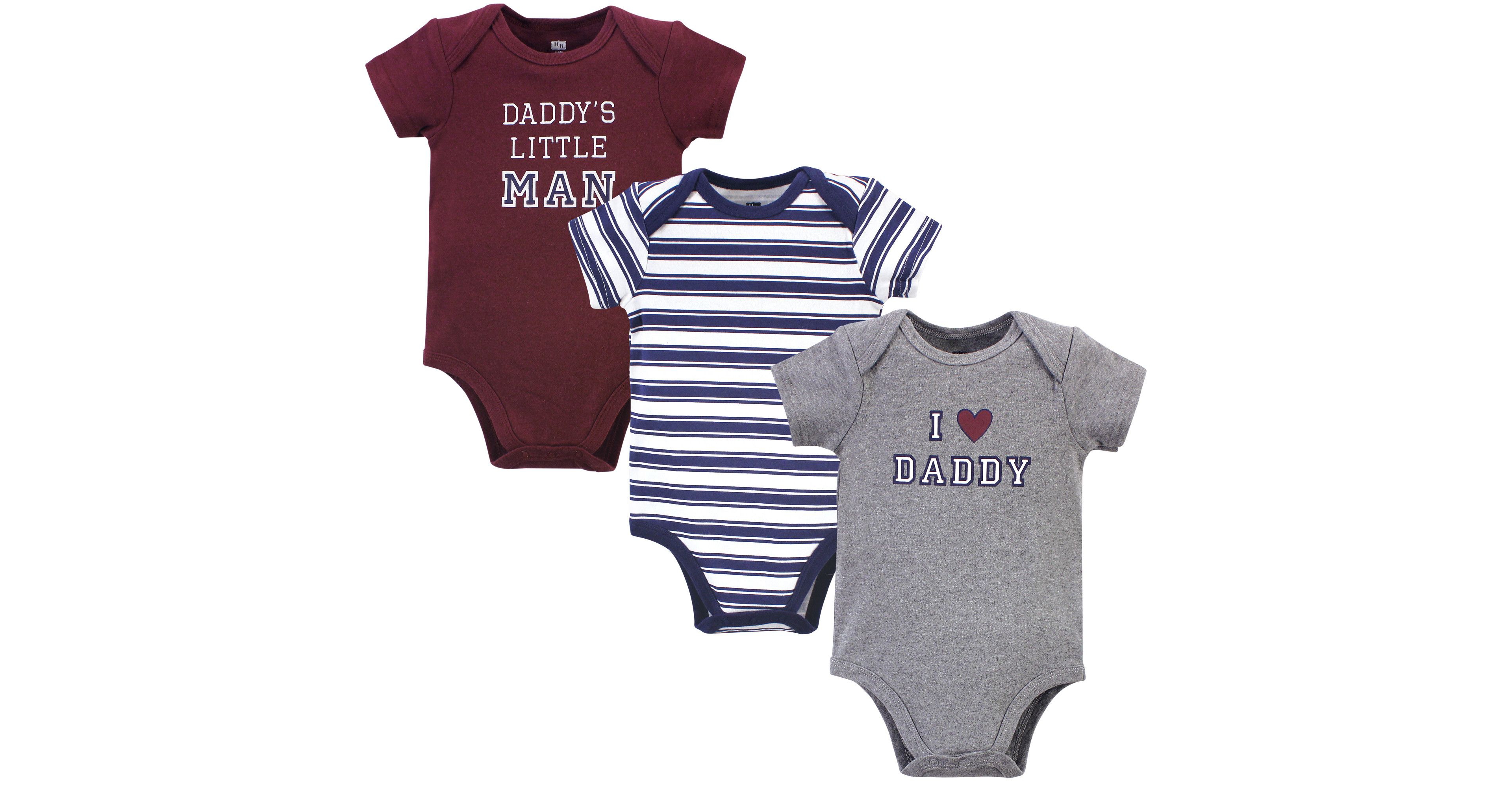 Hudson Baby Cotton 3-Piece Bodysuit Bundle