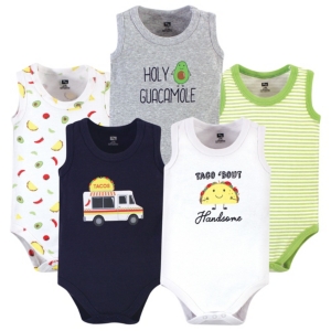 Hudson Baby Boys Sleeveless Bodysuits