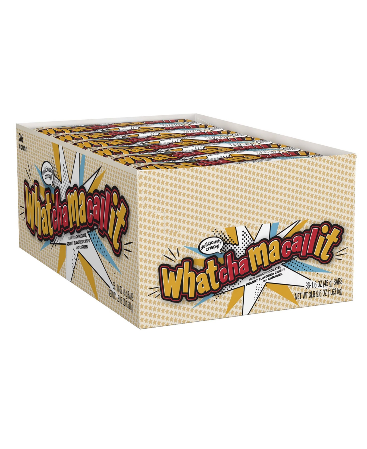 UPC 034000247004 product image for Whatchamacallit Candy Bar, 1.6 oz, 36 Count | upcitemdb.com