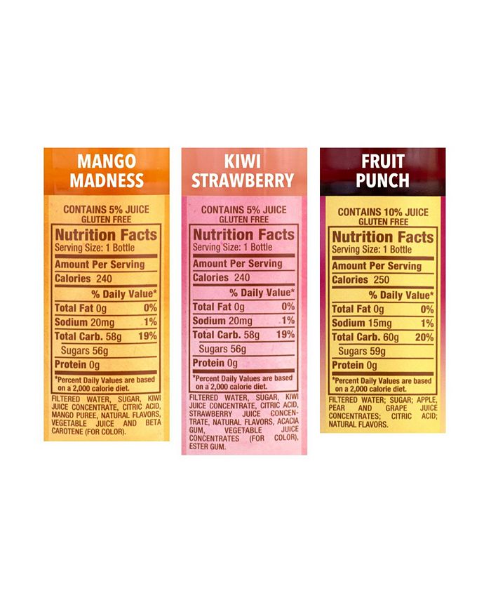 Snapple All Natural Juice Drink Variety, Pack of 24 Macy's