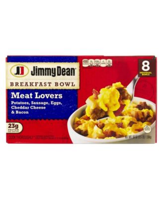 Jimmy Dean Breakfast Bowl Meat Lovers, 8 Count - Macy's