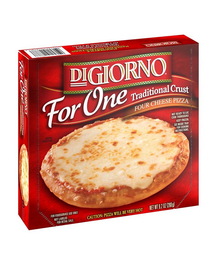 DiGiorno Pizza for One Single Serve Traditional Crust Four Cheese Pizza