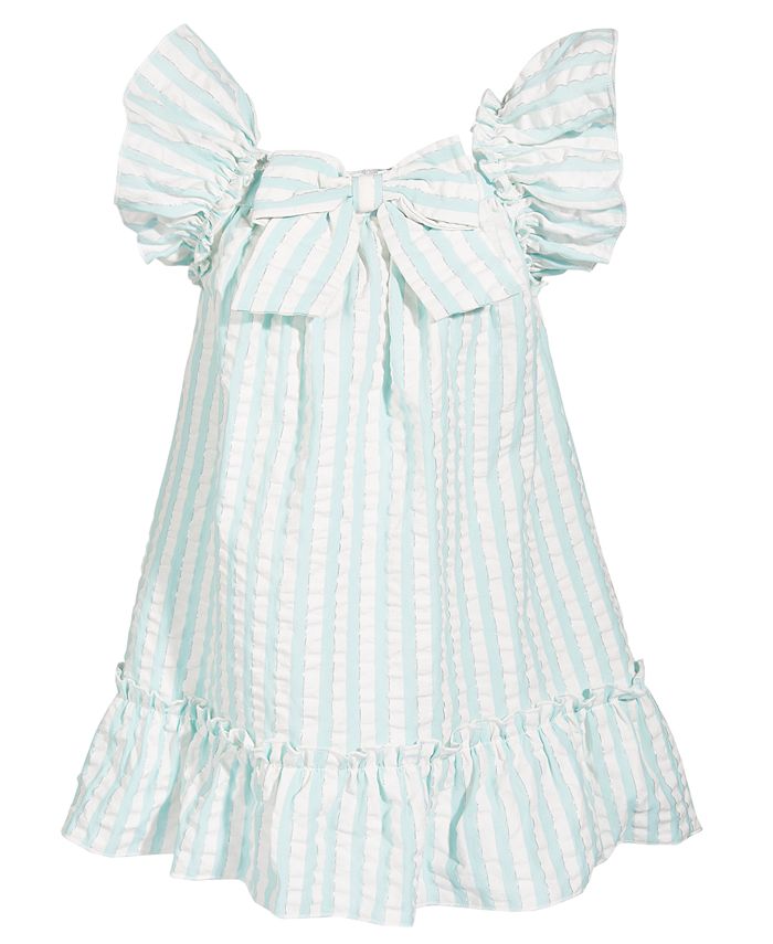 Macy's baby girl white dress discount