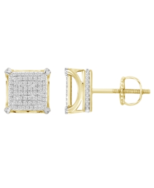 image of Men-s Diamond (1/3 ct. t.w.) Earring Set in 10k Yellow Gold