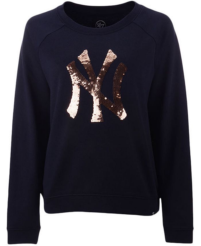 47 Brand Women's New York Yankees Cosmo Crew Sweatshirt - Macy's