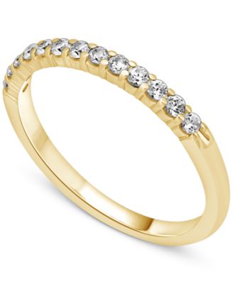 Diamond Band (1/4 ct. t.w.) in 14k White, Yellow, or Rose Gold