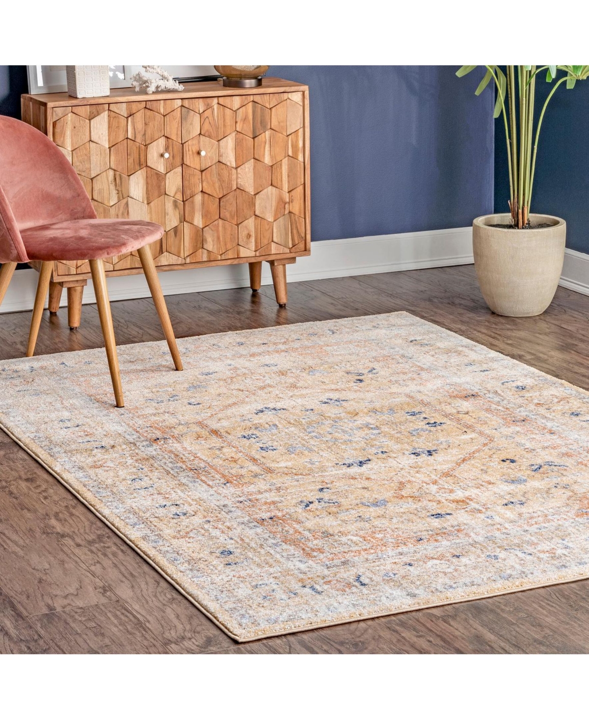 nuLoom Jacquie RZAB07DArea Rug - Gold