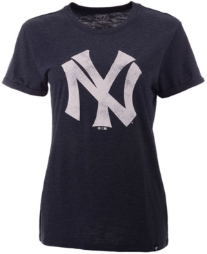 '47 Brand Women's New York Yankees Throwback Match Tri-blend Hero T-Shirt