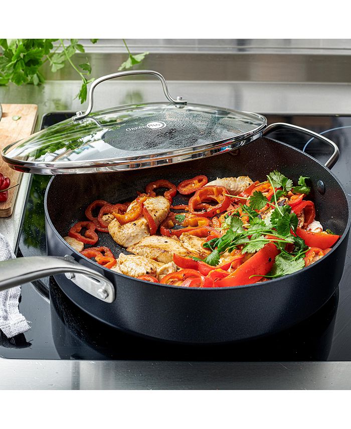 GreenPan SearSmart™ Ceramic Nonstick 5Saute Pan with Lid Macy's