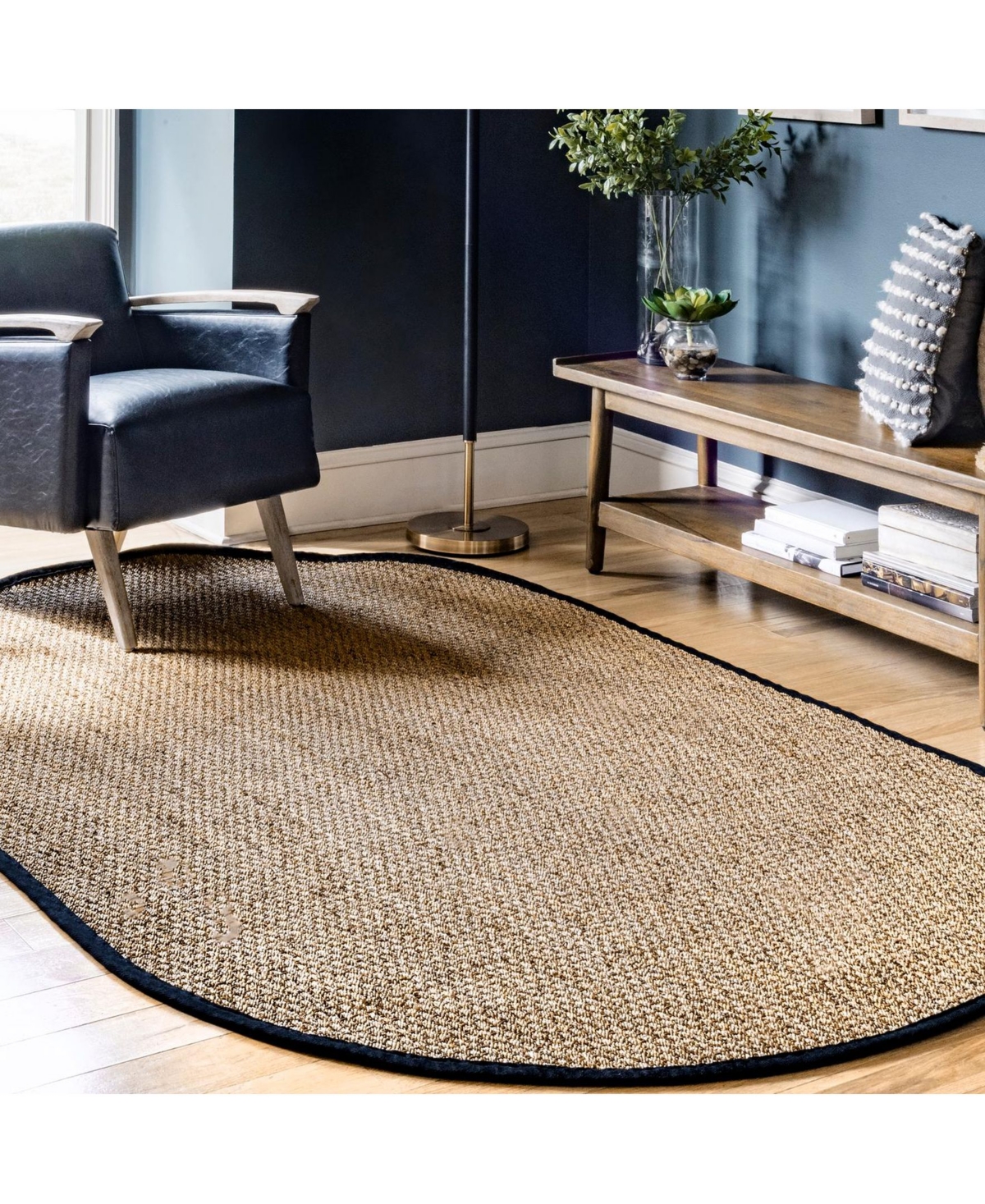 nuLoom Elijah BHSG01CArea Rug - Black