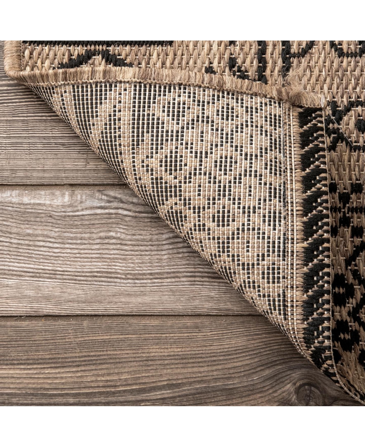 nuLoom Kandace OWDN24COutdoor Area Rug - Brown