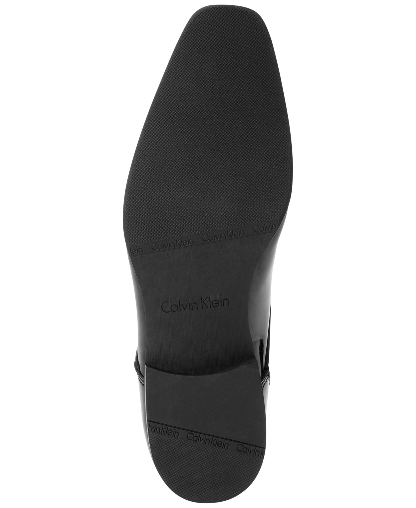 Мужские туфли Calvin Klein Brodie Lace-Up Dress Oxford, цвет: Чёрный лаковый — фото 4
