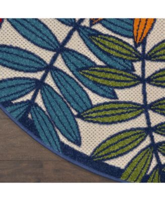 Aloha ALH18 Multi 7'10" Round Rug