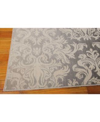 Riviera RI06 Charcoal 3'6" x 5'6" Area Rug