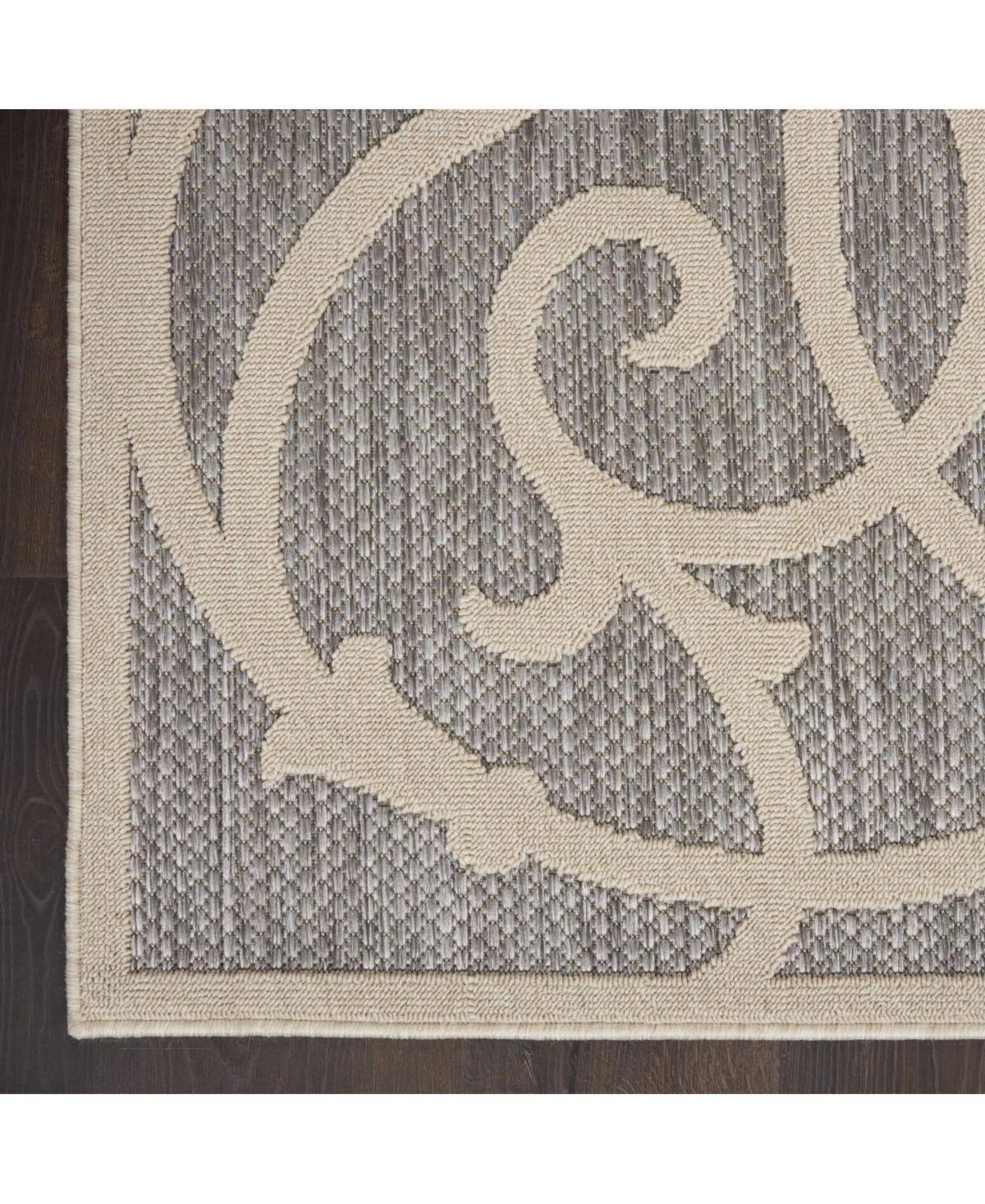 Nourison Home Cozumel CZM04Outdoor Area Rug - Gray