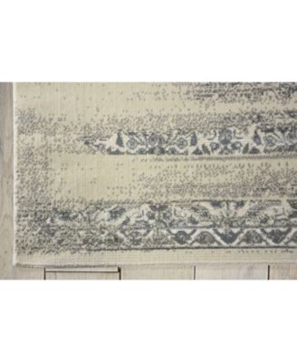 Luminance LUM09 Bone 5'3" x 7'5" Area Rug