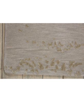 Opaline OPA08 Silver 5'6" x 7'5" Area Rug