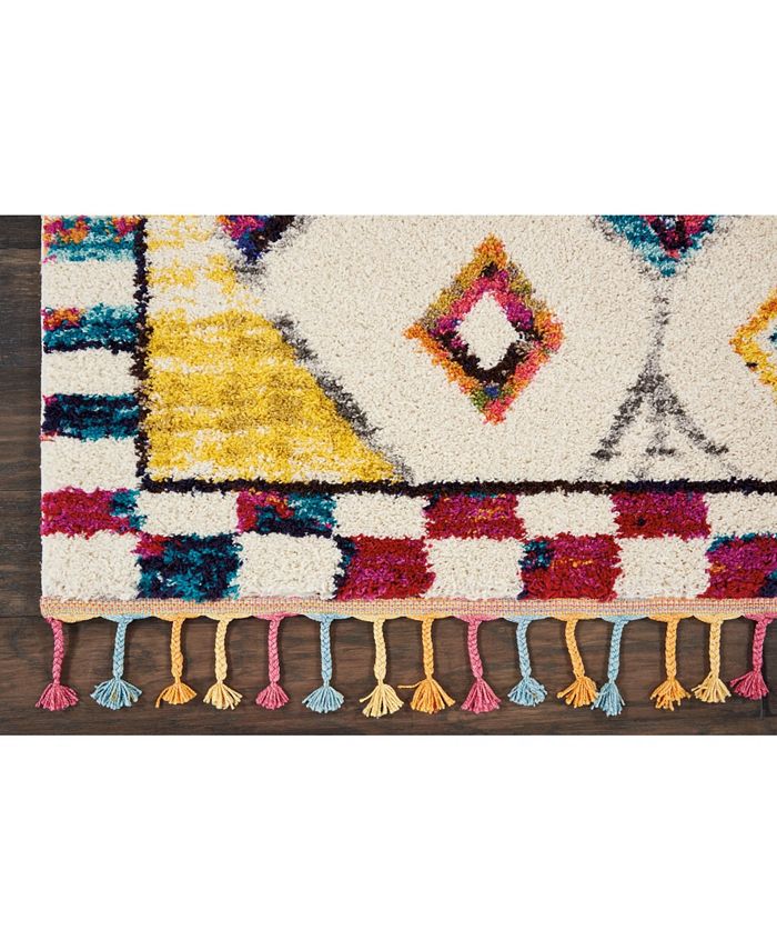 Nourison Nomad NMD02 Ivory 5'3" x 7'9" Area Rug & Reviews Rugs Macy's