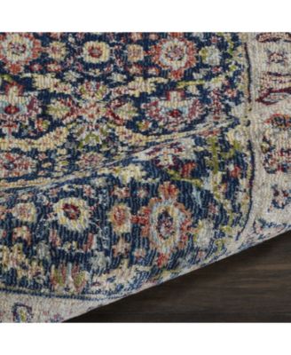 Ankara Global ANR13 Navy and Multi Rug