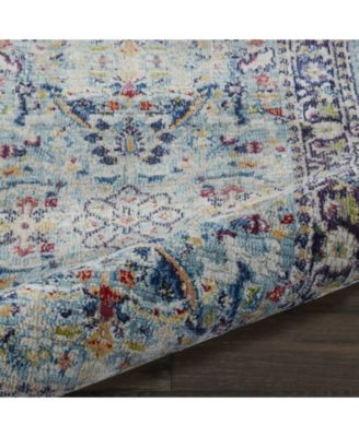 Ankara Global ANR14 Teal and Multi Rug