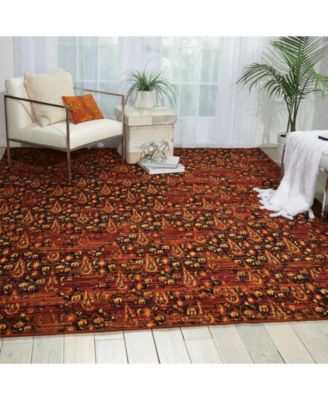 CLOSEOUT! Rhapsody RH014 Paprika 7'9" x 9'9" Area Rug