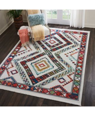 Navajo NAV02 White Rug