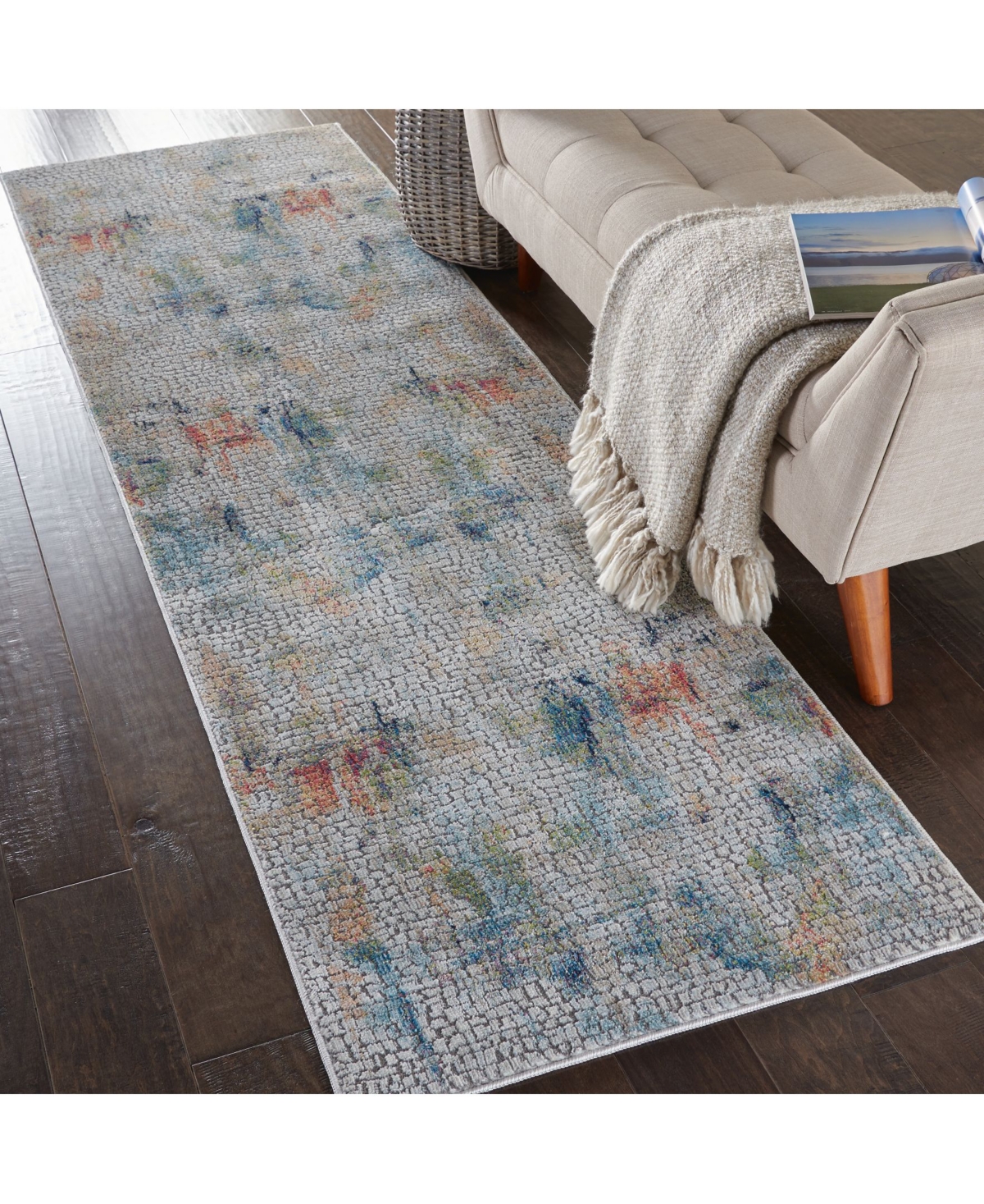 Nourison Home Ankara Global ANR09Runner Rug - Ivory