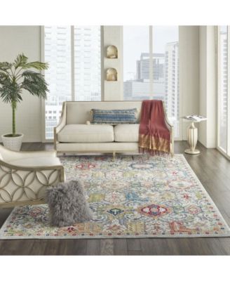 Ankara Global ANR12 Gray and Multi Rug