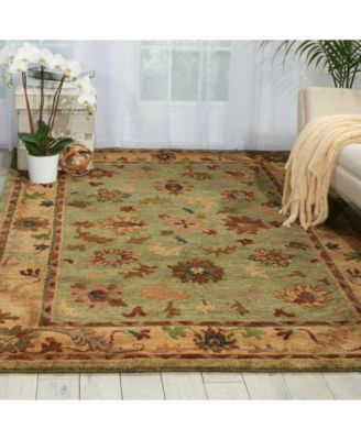 Tahoe TA03 Green 5'6" x 8'6" Area Rug