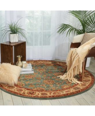 Nourison Home Living Treasures Li05 Aqua Rug