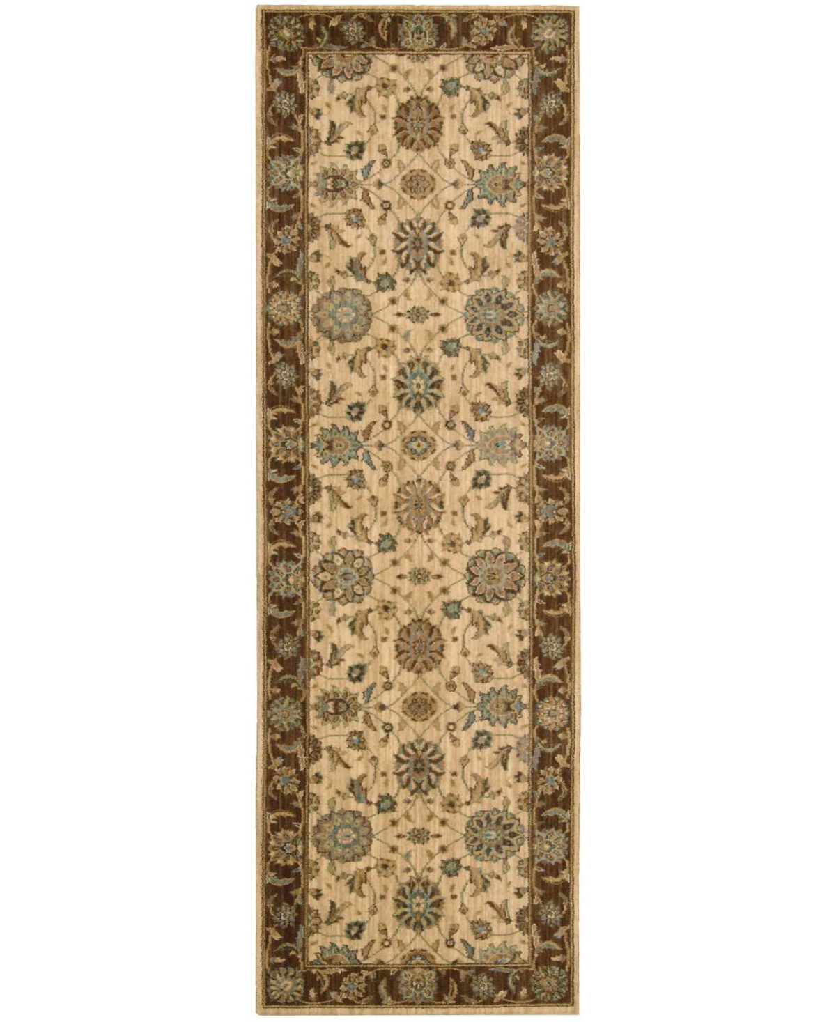 Nourison Home Living Treasures LI05 Beige 2'6in x 8' Runner Rug - Beige