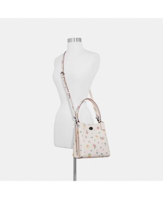 coach charlie bucket bag white