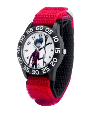 Ewatchfactory Kids' Disney Onward Ian Lightfoot Boys' Black Plastic Watch 32mm In Red