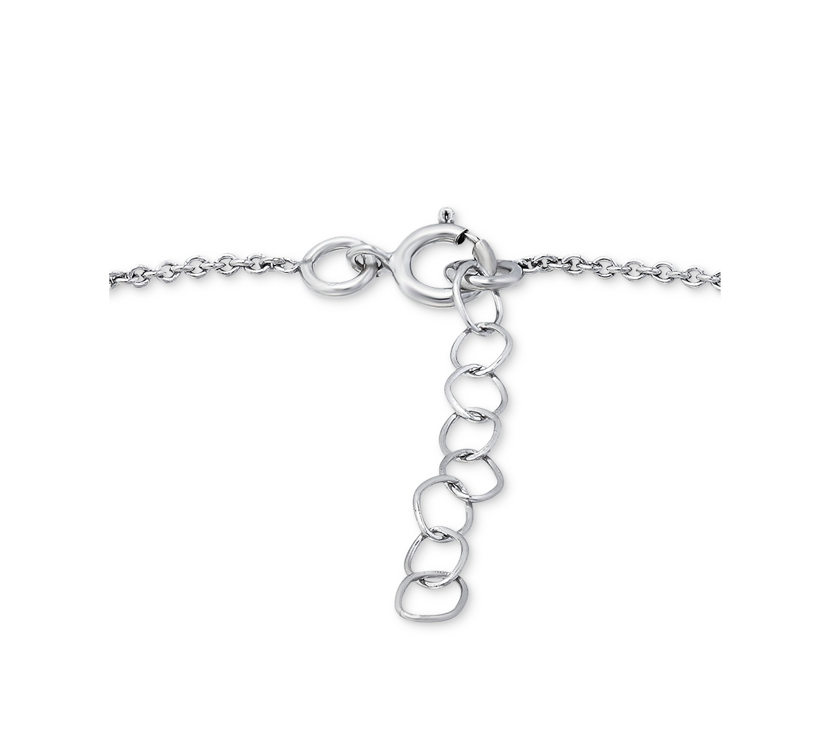 Giani Bernini Aventurine Ankle Bracelet (Also in Cultured Freshwater Pearl, Onyx, Sodalite), Created for Macy's - Howlite/Silver