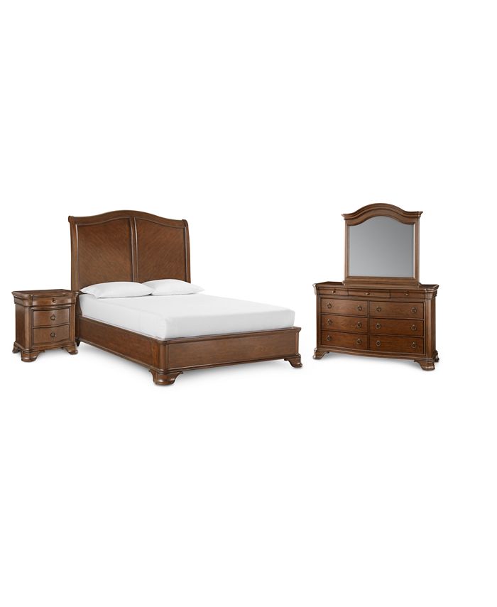 Furniture - Orle Bedroom , 3 PC set (Queen Bed, Night Stand, Dresser), Created For Macy's