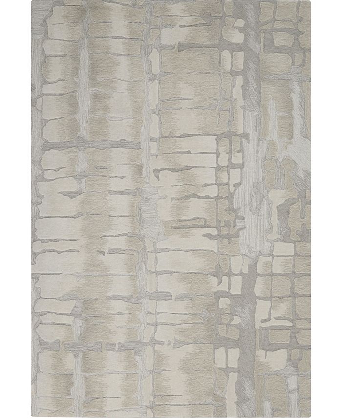 Nourison Home Symmetry SMM04 Ivory 3'9