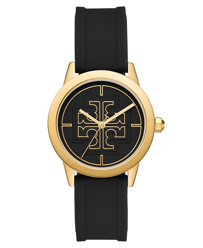 Tory Burch Women's Gigi Black Silicone Strap Watch 36mm & Reviews - All  Watches - Jewelry & Watches - Macy's