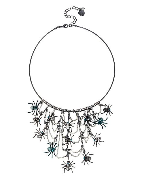 Betsey Johnson Spider Statement Wire Necklace Reviews