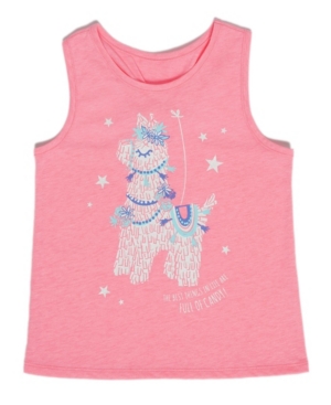 Little Girls Graphic Racer Back Tank