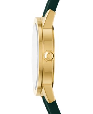Tory Burch ジギストラップウォッチ Tory Burch Women's Gigi Green Silicone Strap Watch 36mm - Macy's
