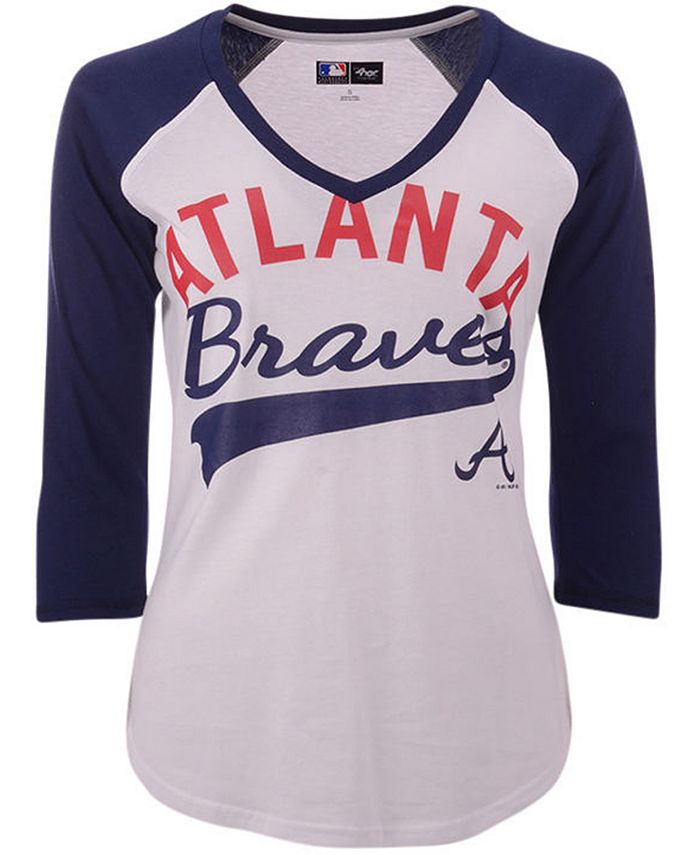 Lids G-III Sports Atlanta Braves MLB Women's Its A Game Raglan T-Shirt -  Macy's