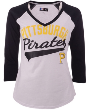 G-iii Sports Women's Pittsburgh Pirates Its A Game Raglan T-Shirt