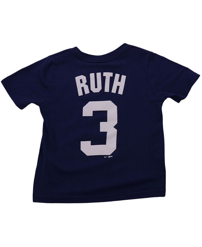 Nike Toddler York Yankees Name and Number Player T-Shirt Babe Ruth