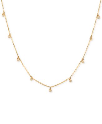 14k gold dangle necklace